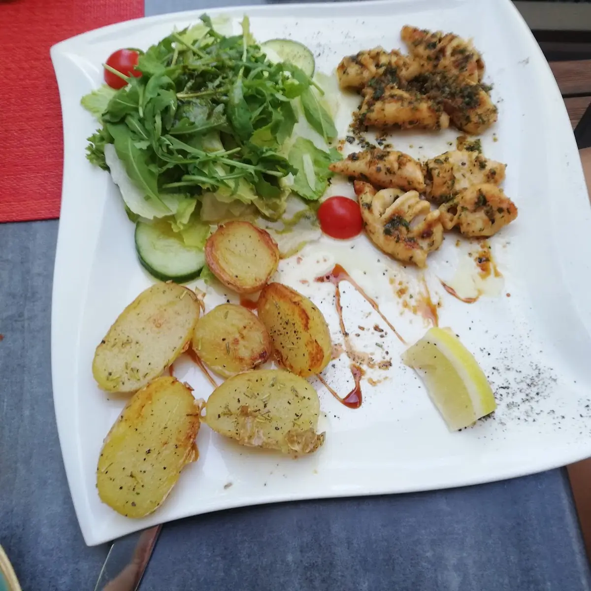 Gegrillte Calamari