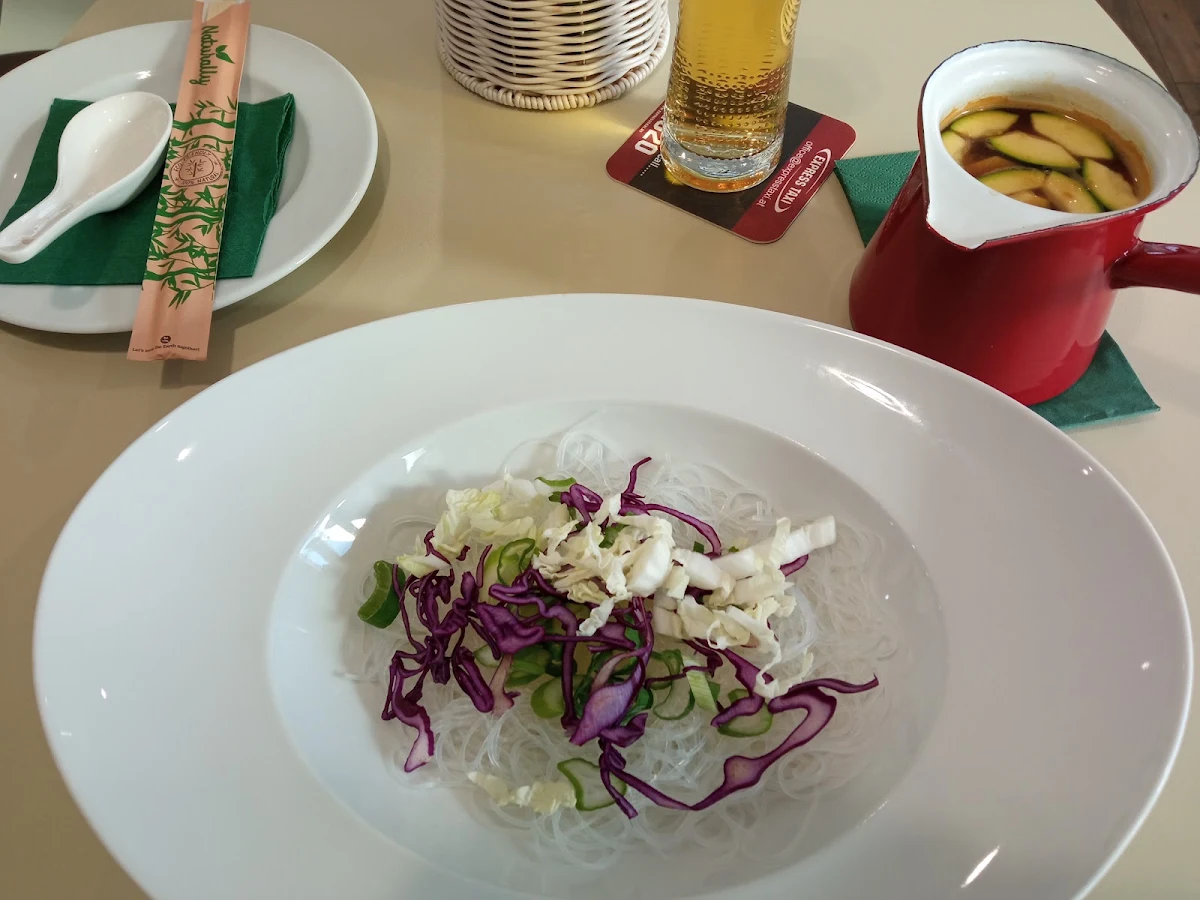 Asiatische Glasnudeln Suppe Mit Gemüse