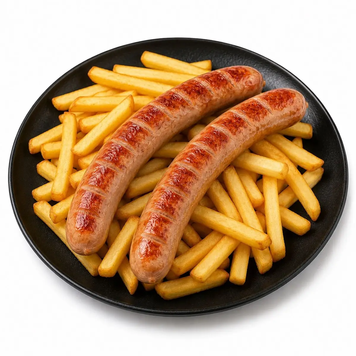 Käsekrainer Mit Pommes Frites