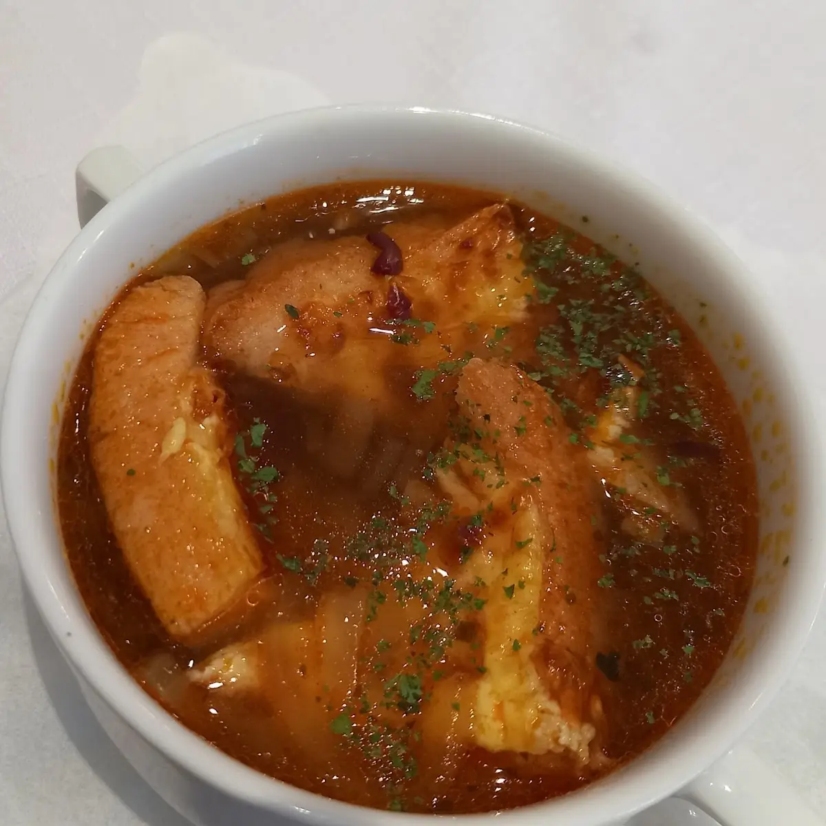 Französische Zwiebelsuppe