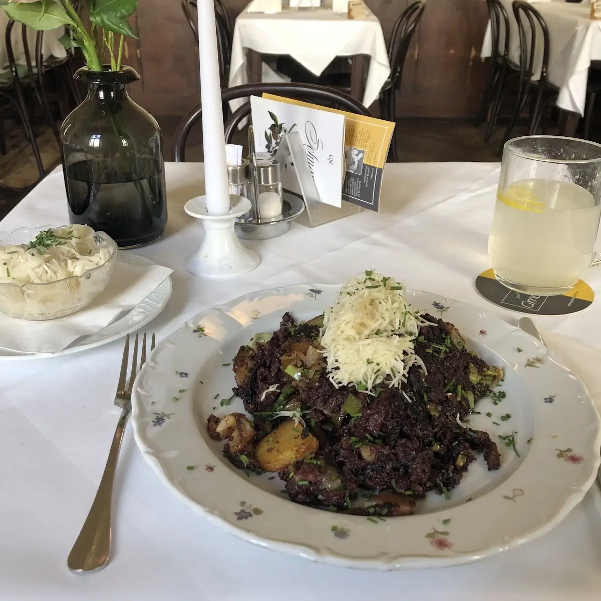 Black Pudding Gröstl With Horseradish And Cabbage Salad