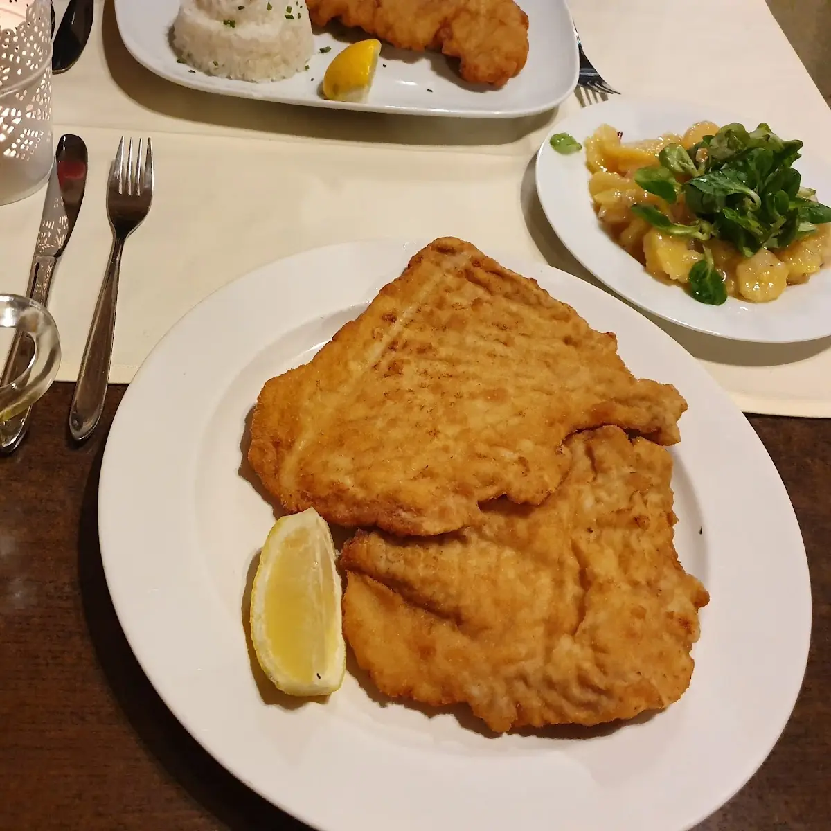 Wiener Schnitzel And Potato Salad