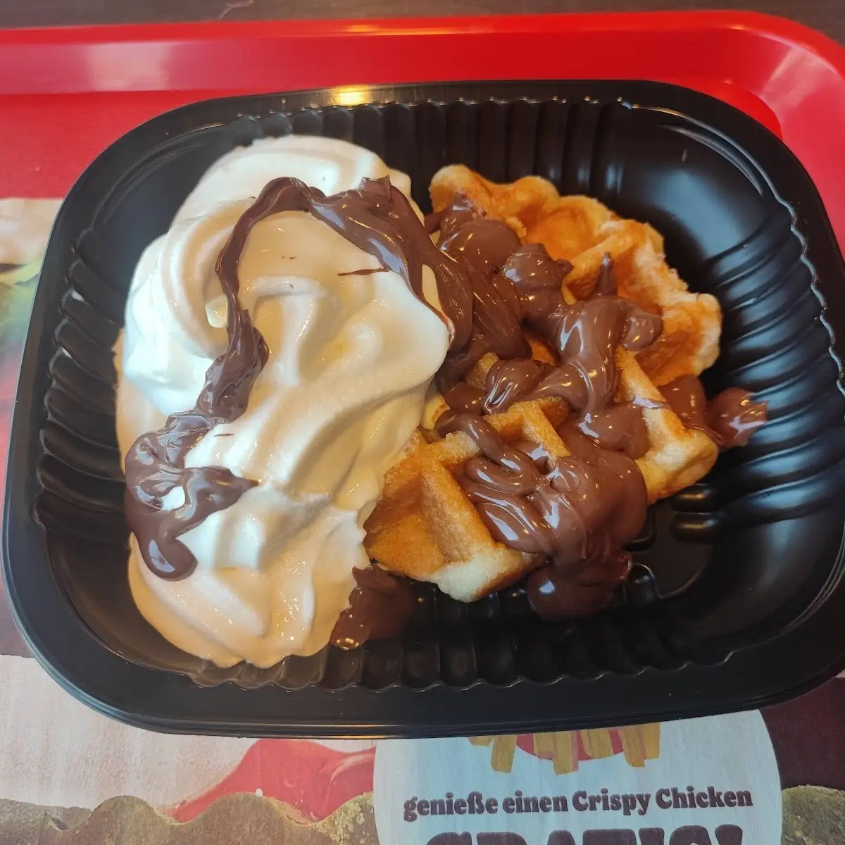 Belgische Waffel Mit Nutella