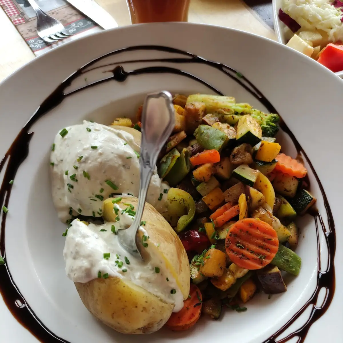 Folienkartoffel Mit Gemüse