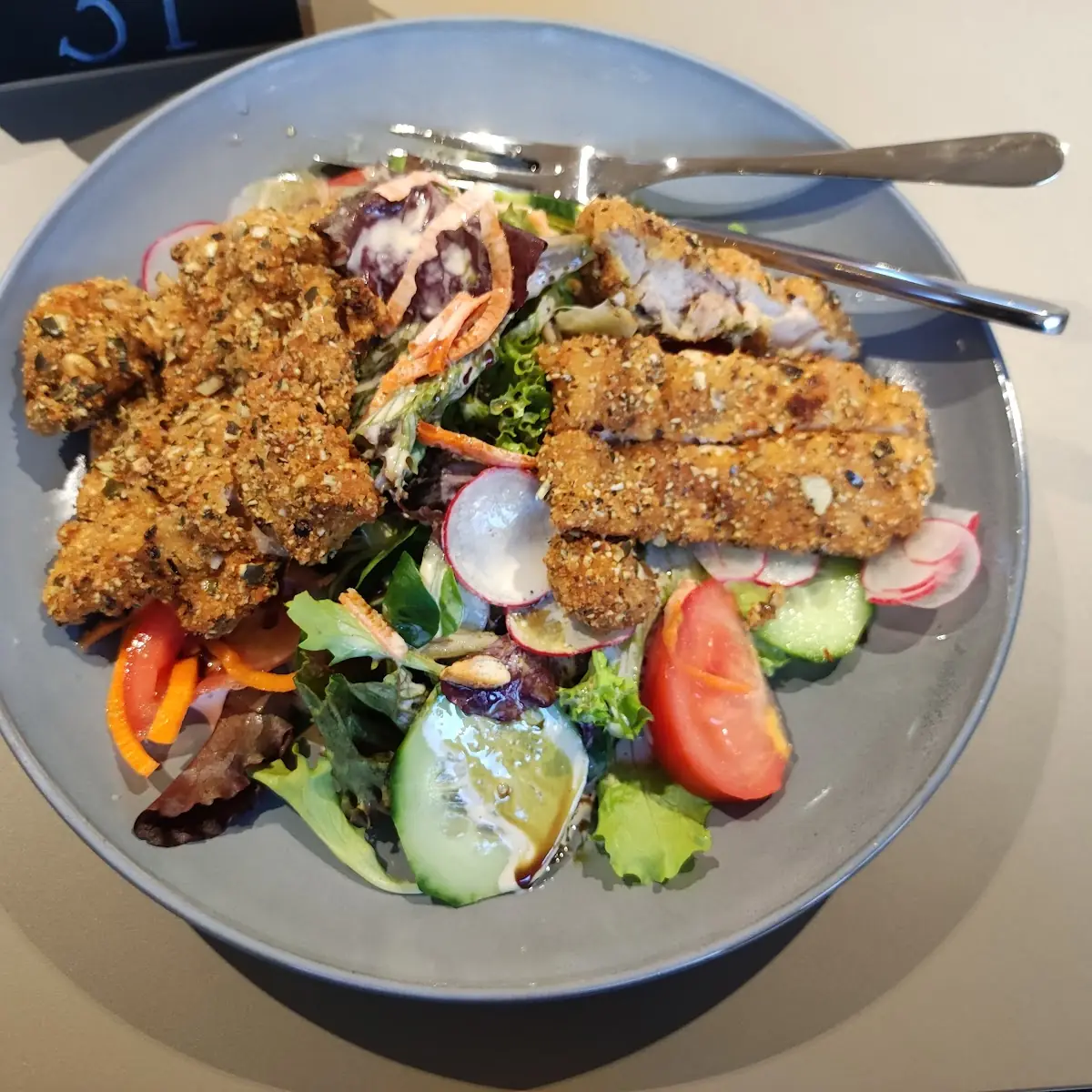 Backhendlsalat