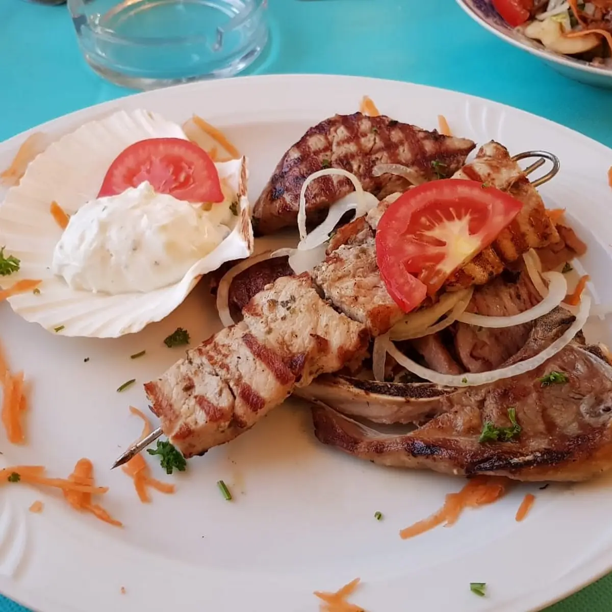 Chefteller Mit Salat Statt Kartoffelbeilage