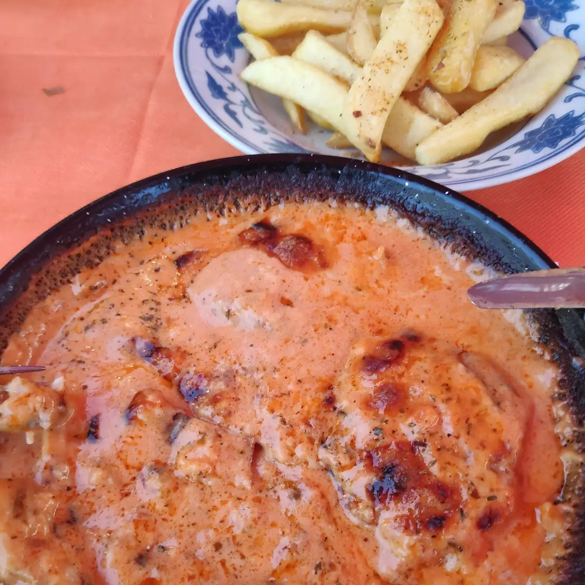 Metaxa Pfanne Mit Putenbrust