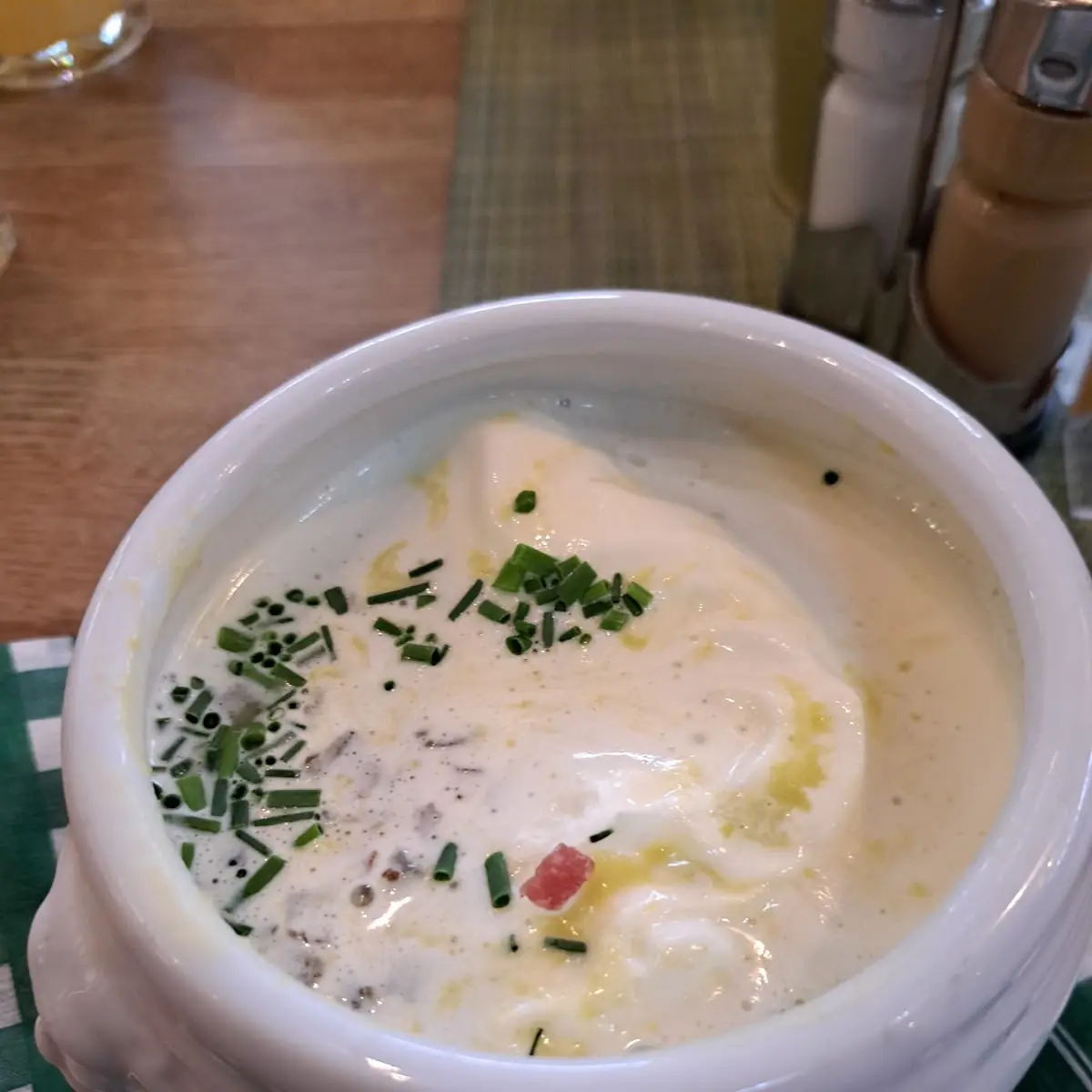 Erbsencremesuppe