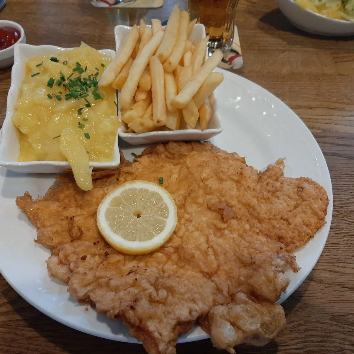 Pariser Schnitzel Pommes