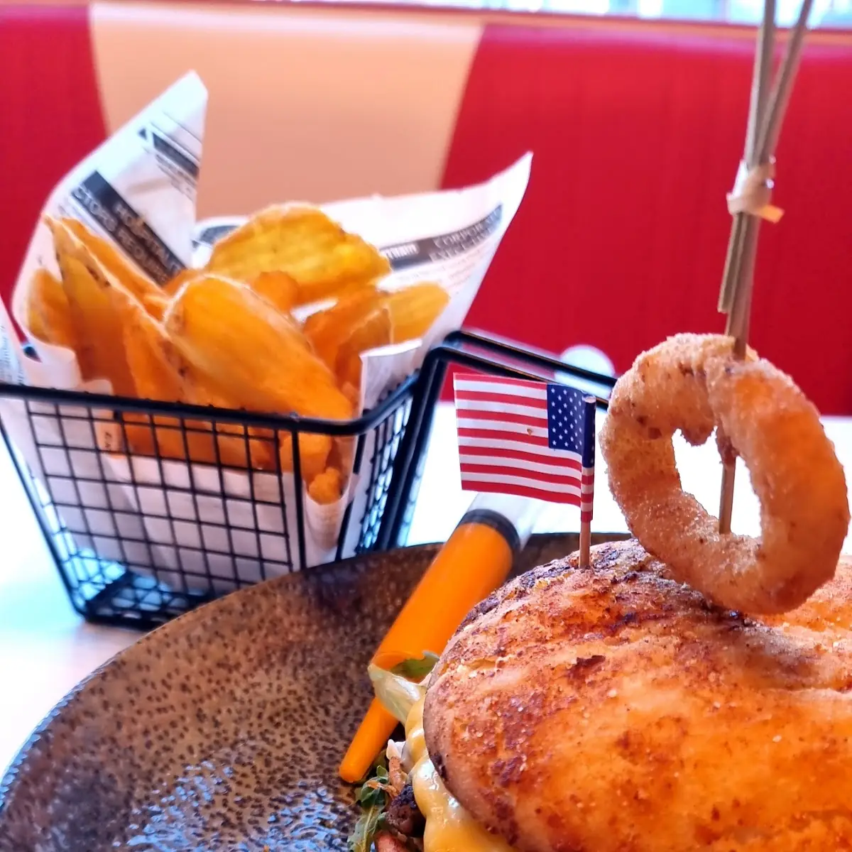 Cheeseburger and Fries