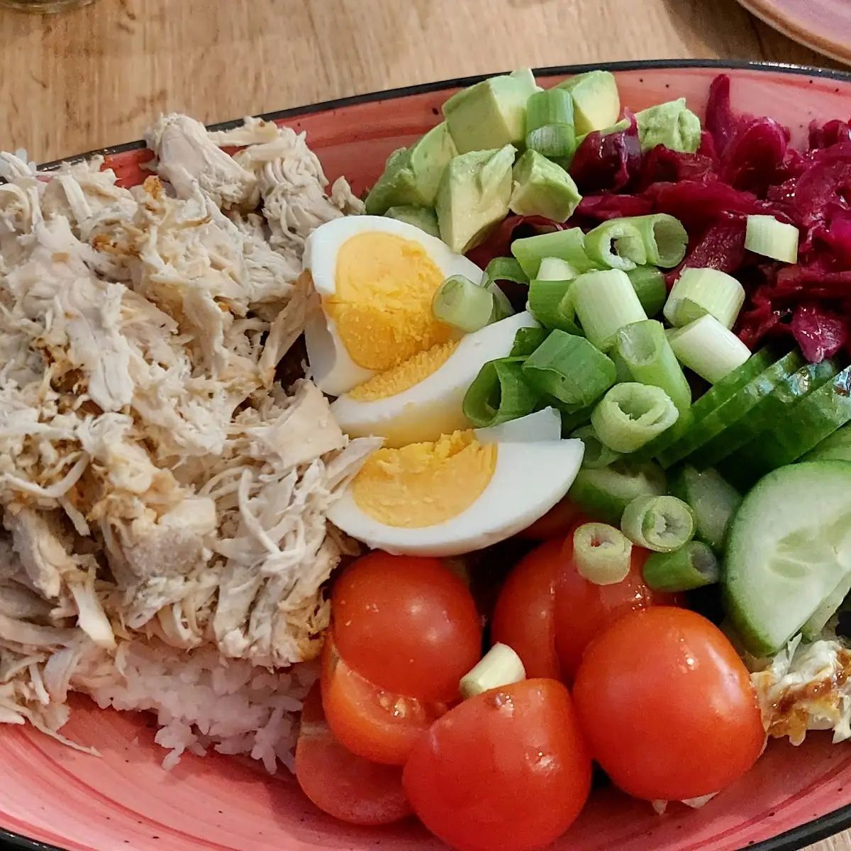 Hühnerfleisch Bowl