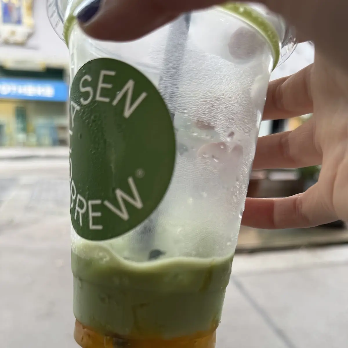 Mango Matcha Latte