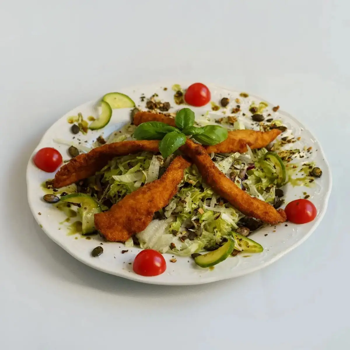 Steirischer Backhendlsalat