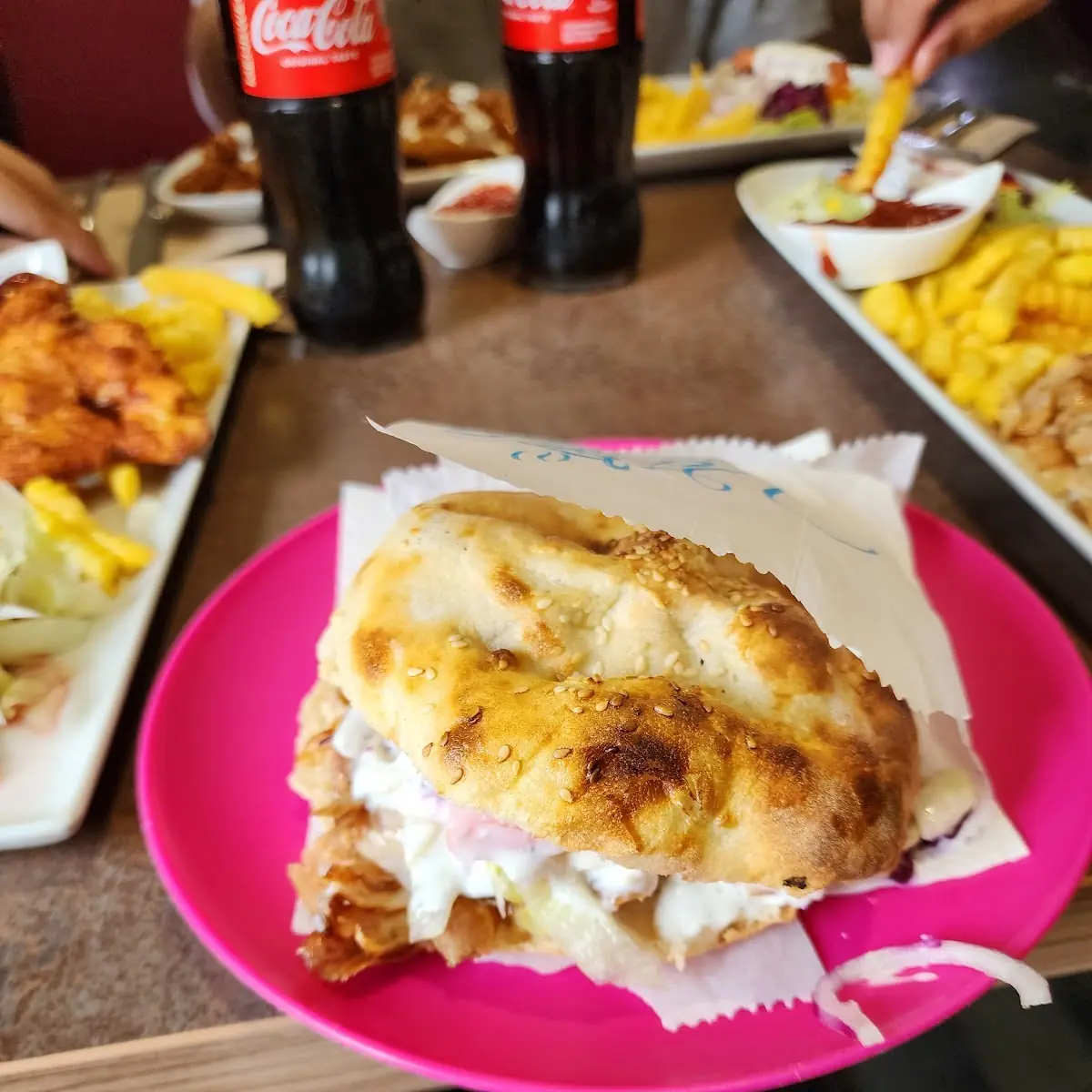 سندويش دجاج شوارما