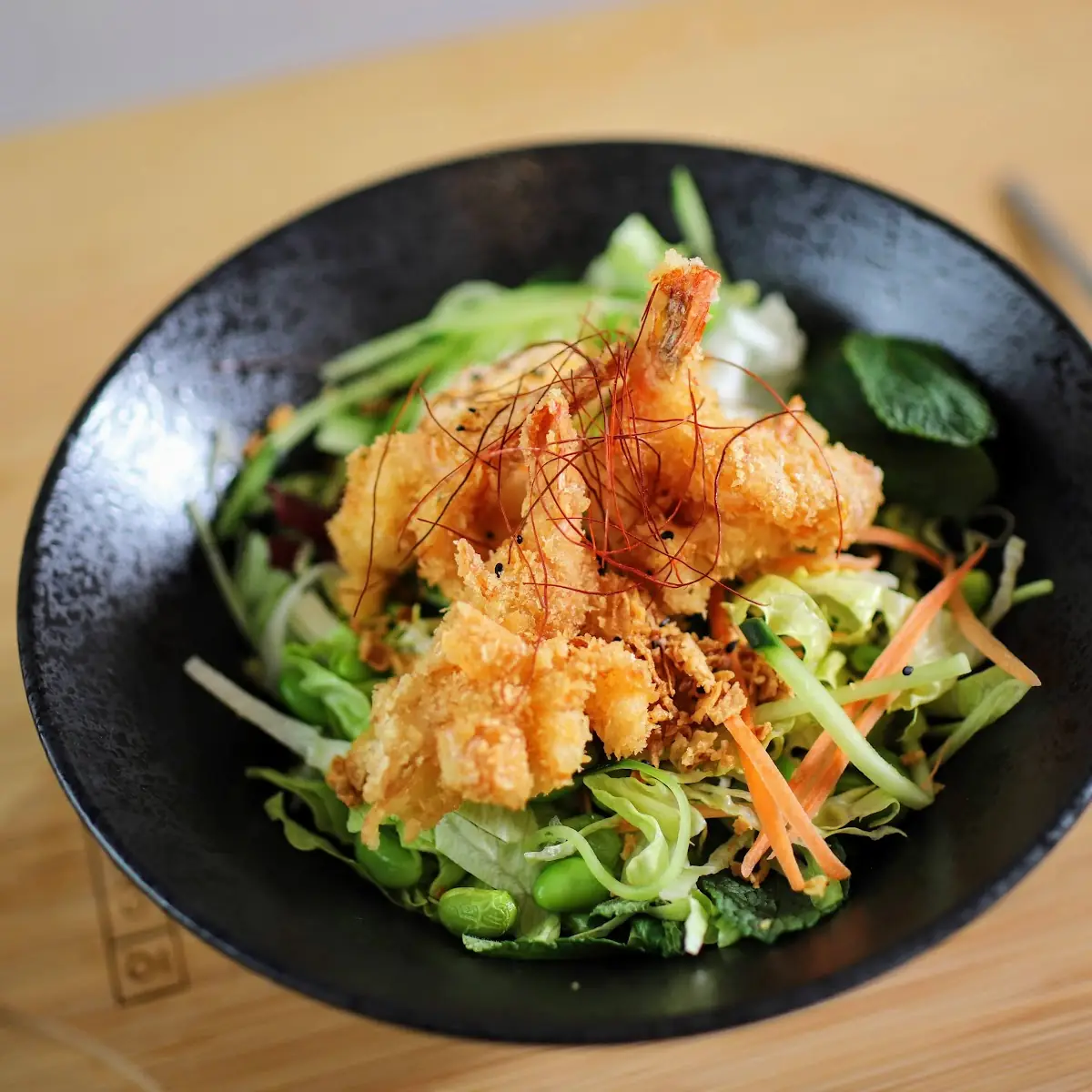 Tempura-Salat
