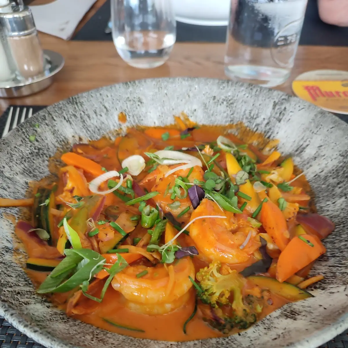 Pasta Mit Garnelen