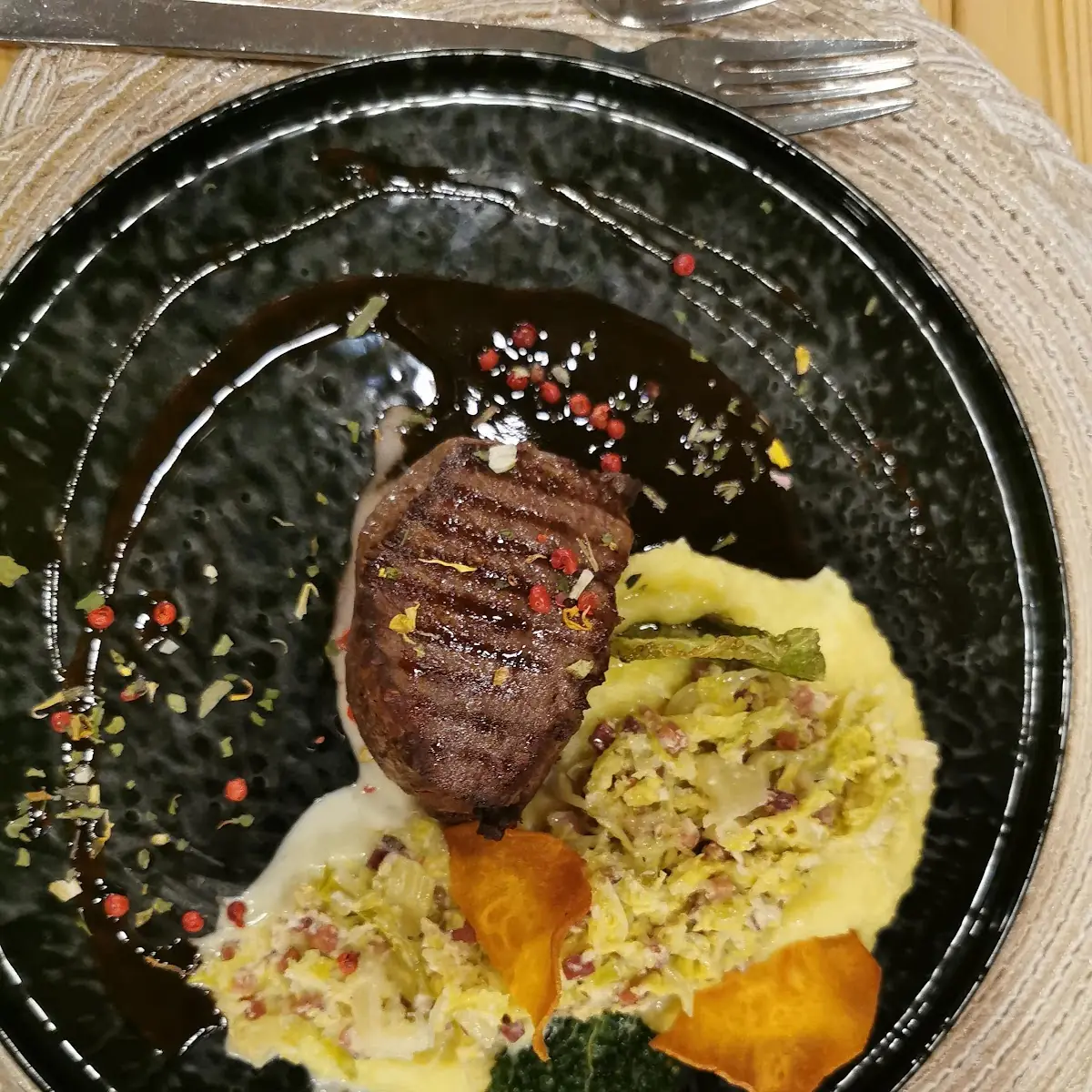 Hirschrückensteak