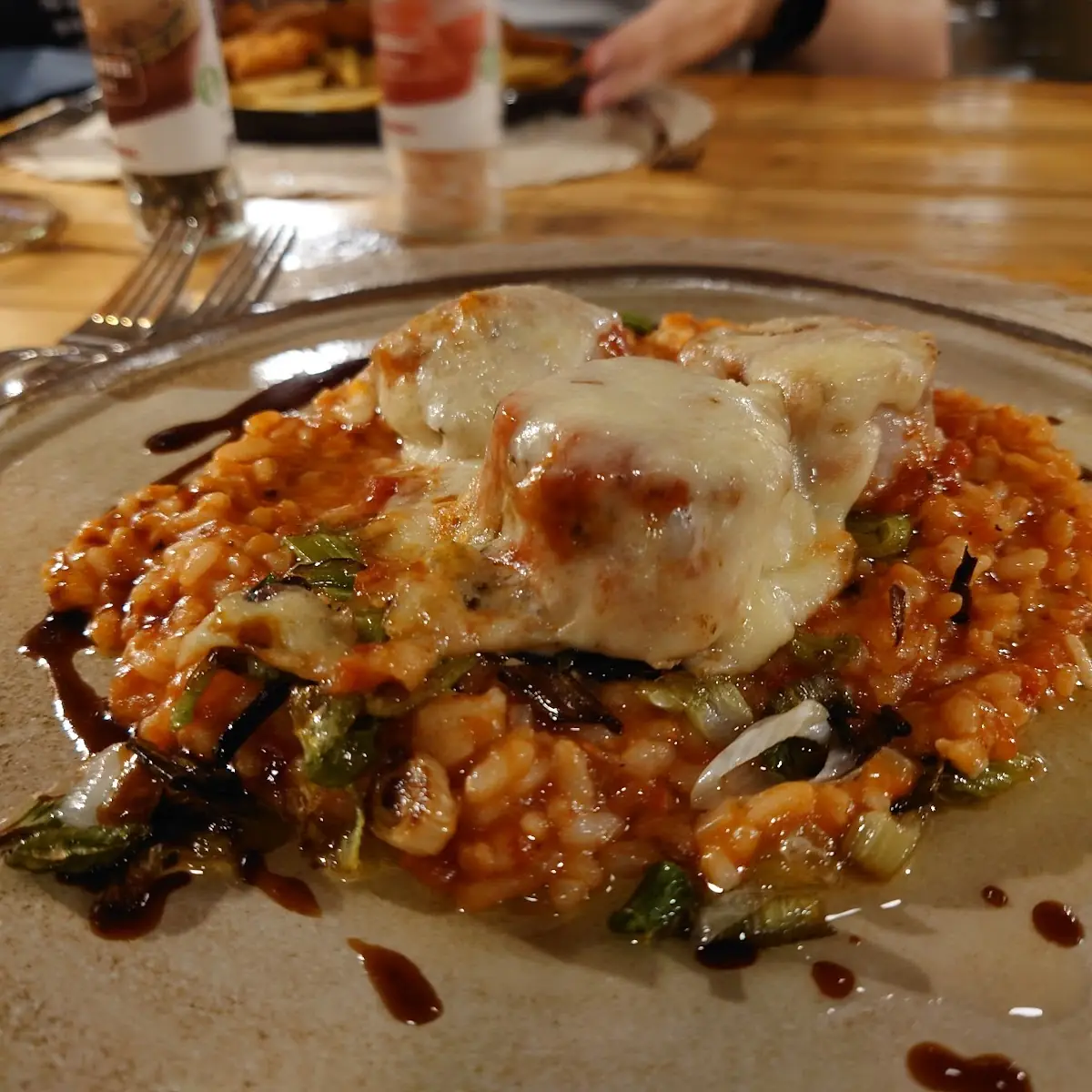 Schweinsfilet Auf Risotto
