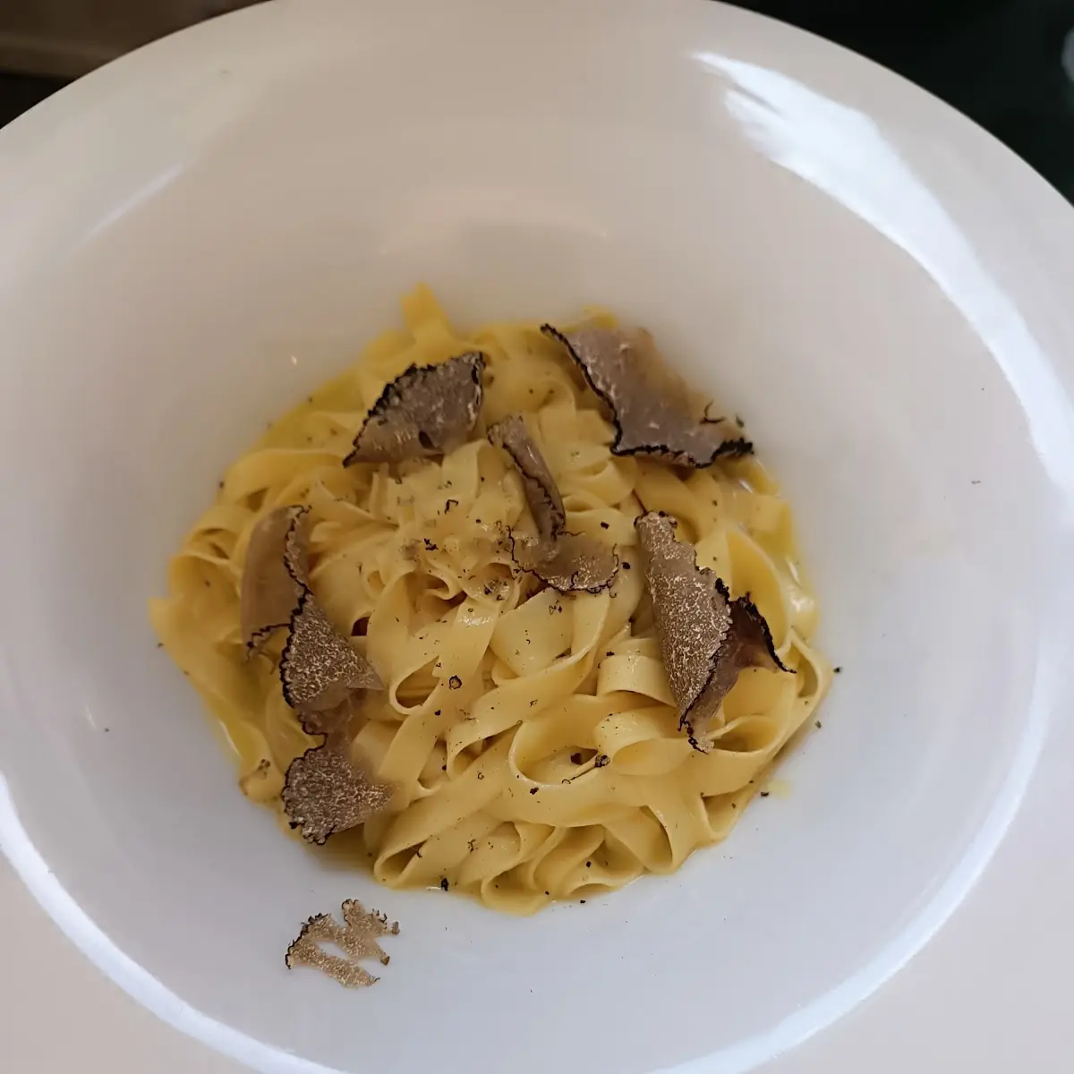 Homemade Tagliatelle with Porcini