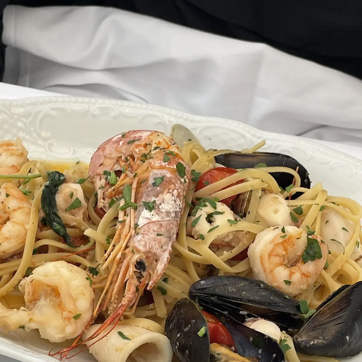 Spaghetti with Seafood