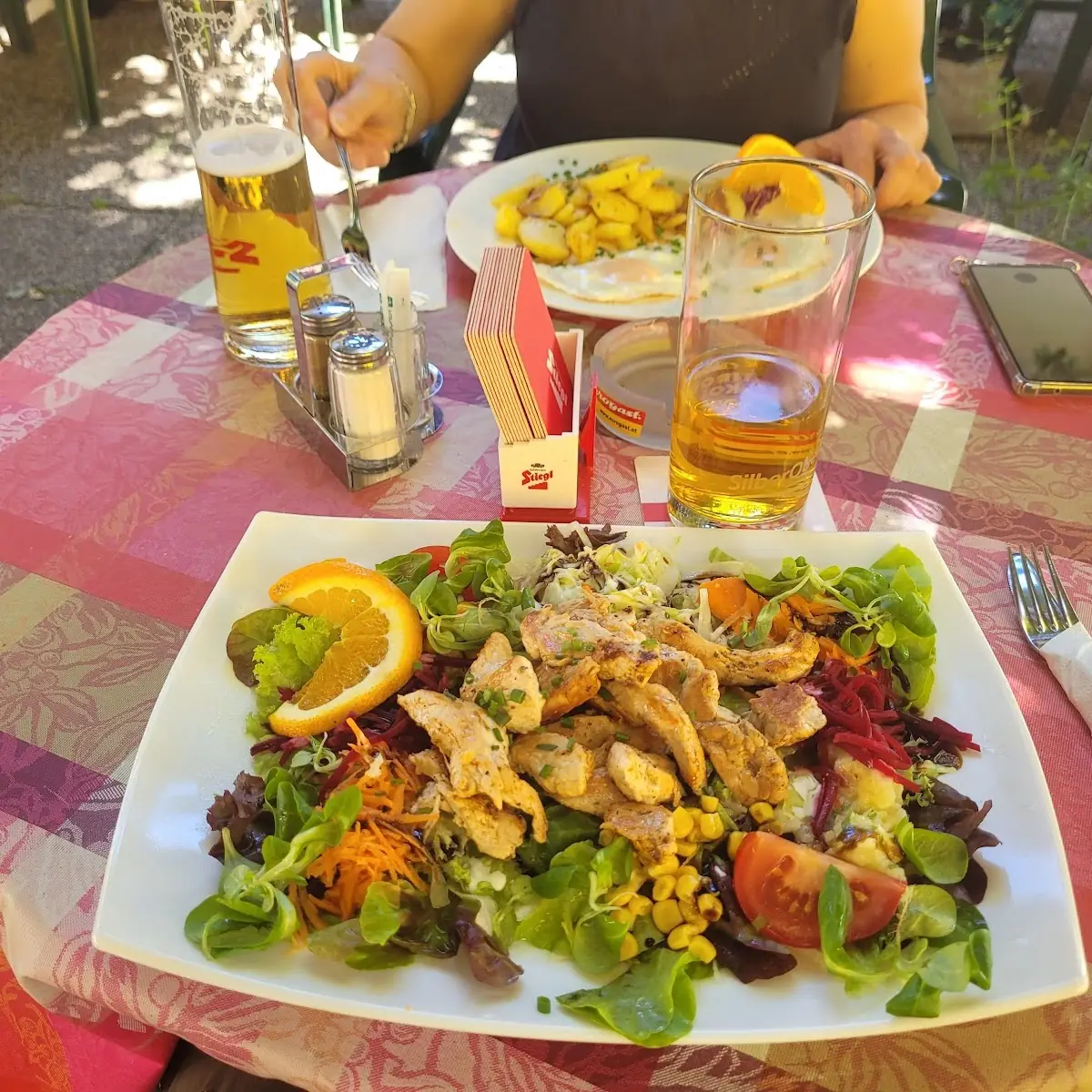 Salatteller Mit Putenstreifen