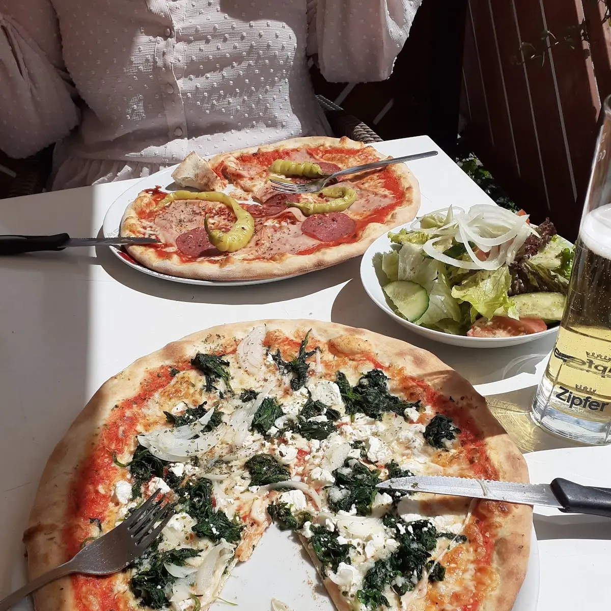 Spinat Pizza