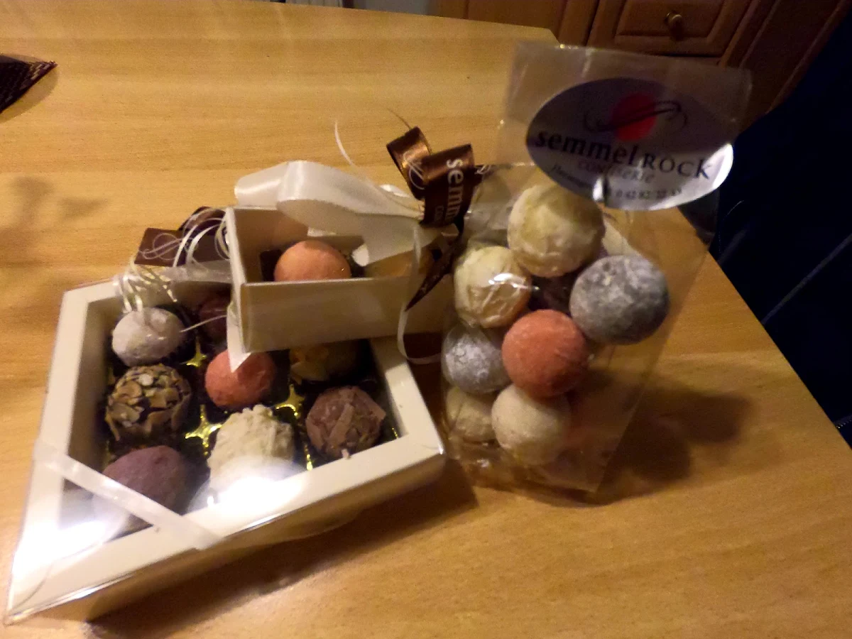 Handgemachte Pralinen