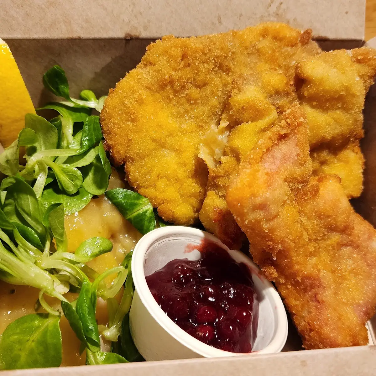 Pork Veal And Chicken Schnitzel