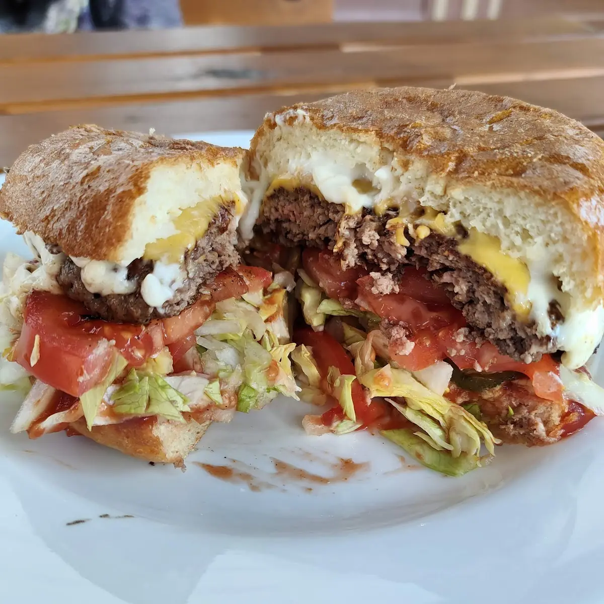 Single Burger Mit Käse