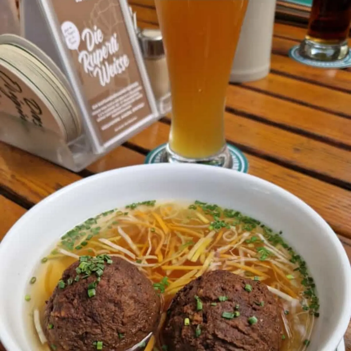 Beef Broth with Dumpling