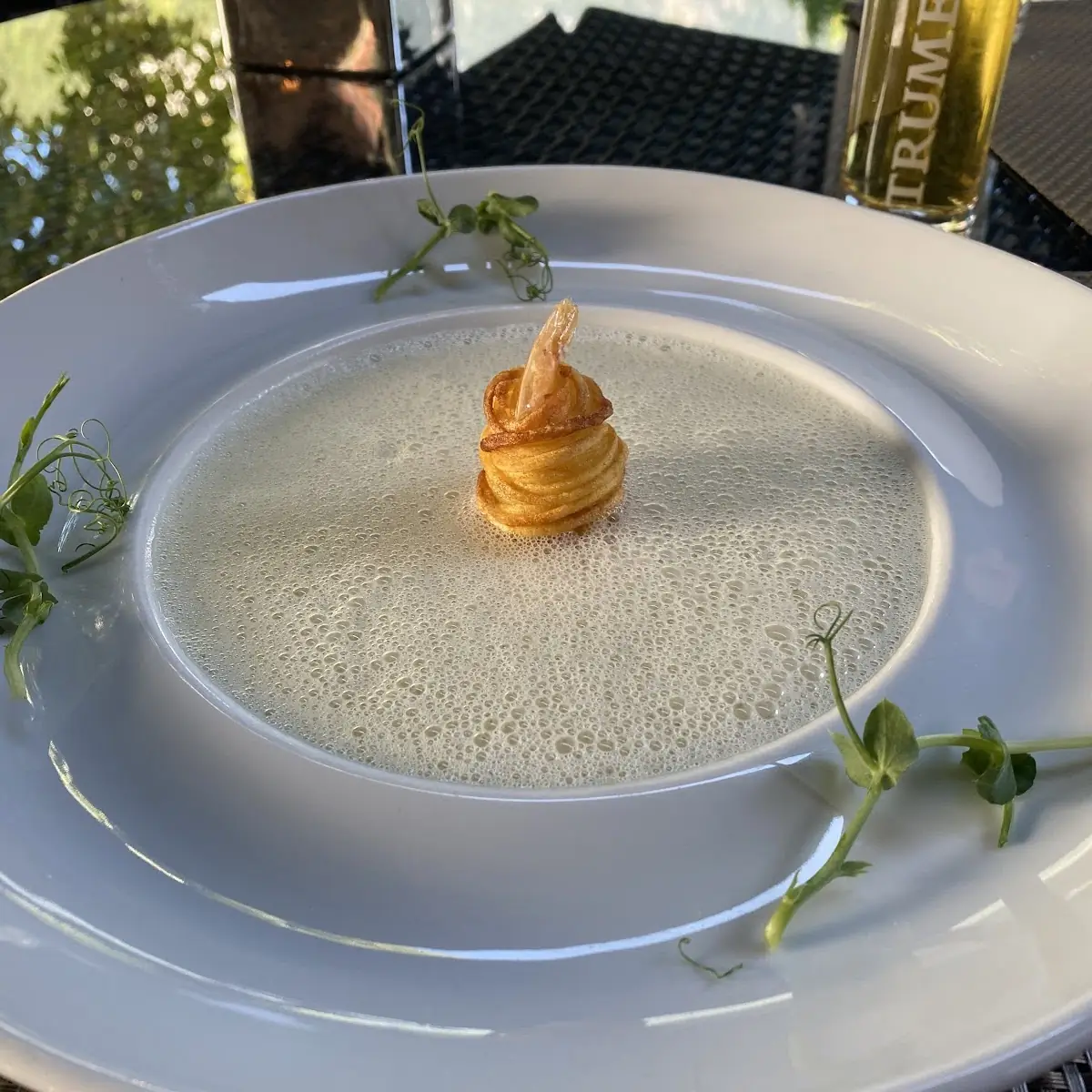 Knoblauchschaumsuppe