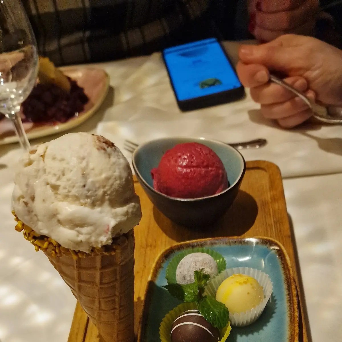 Nachtisch Eis