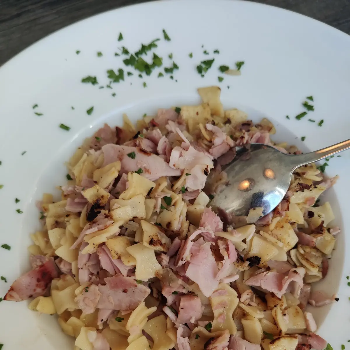 Schinkenfleckerl