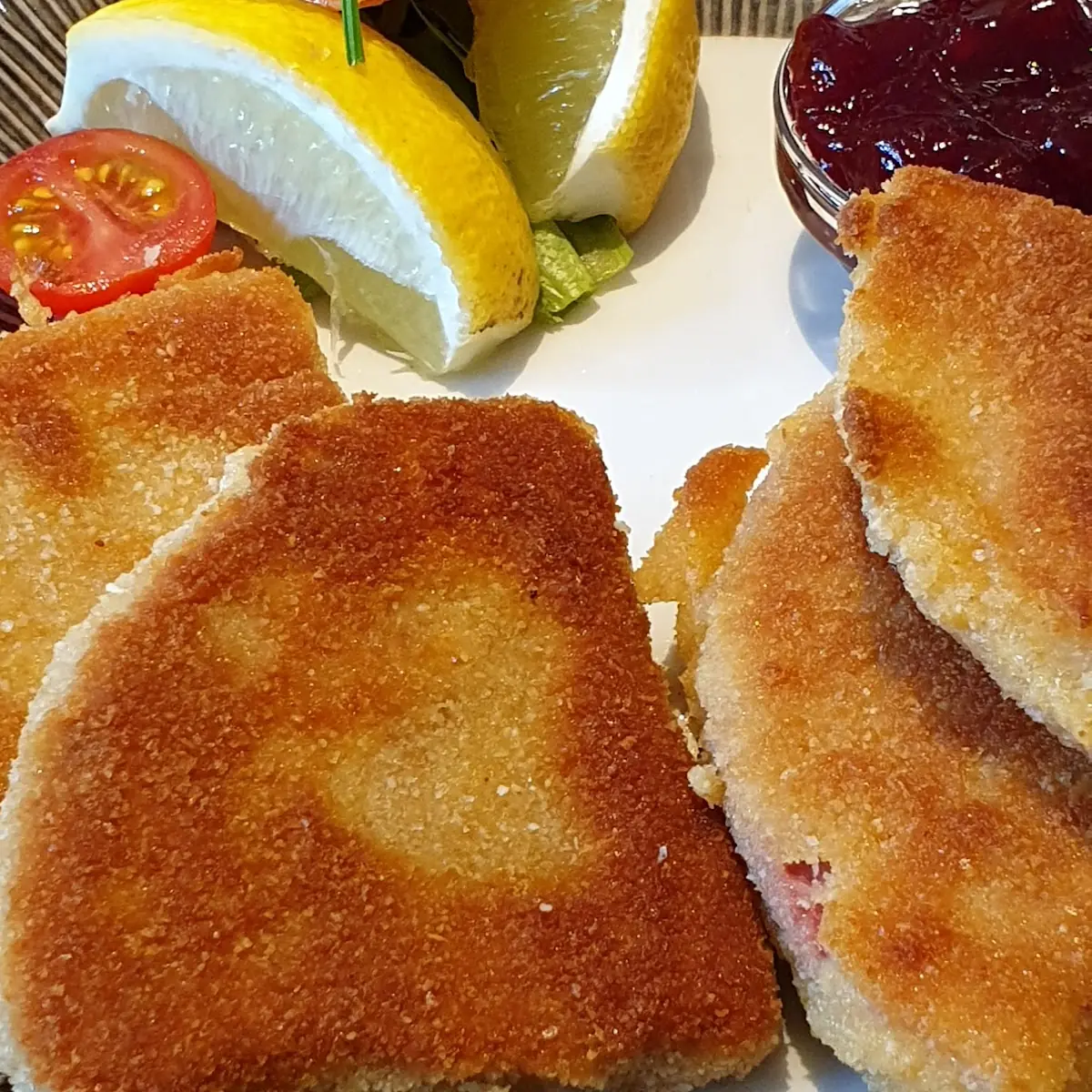 Gebackener Kalbskopf