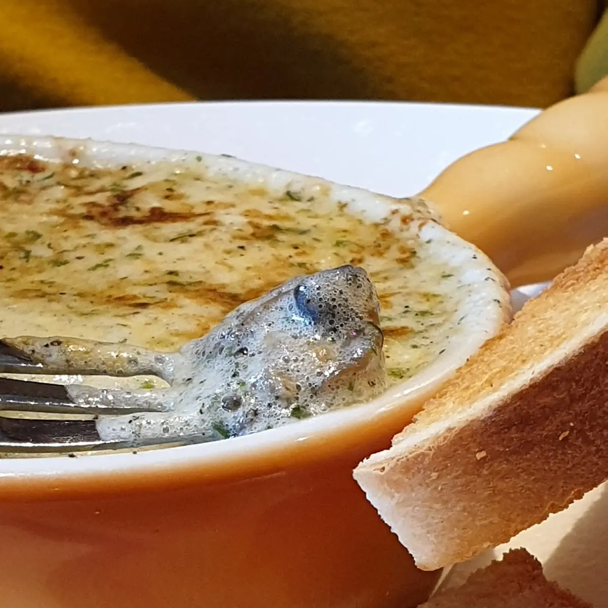 Überbackene Weinbergschnecken