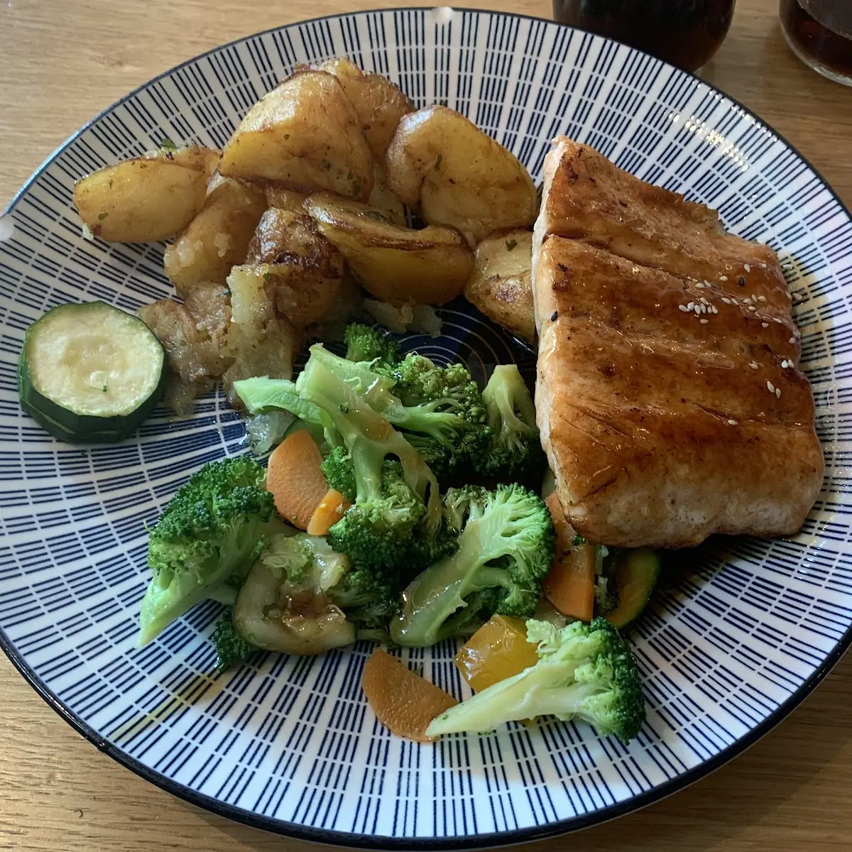 Lachs Menü