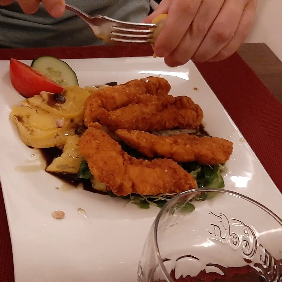 Backhendlsalat