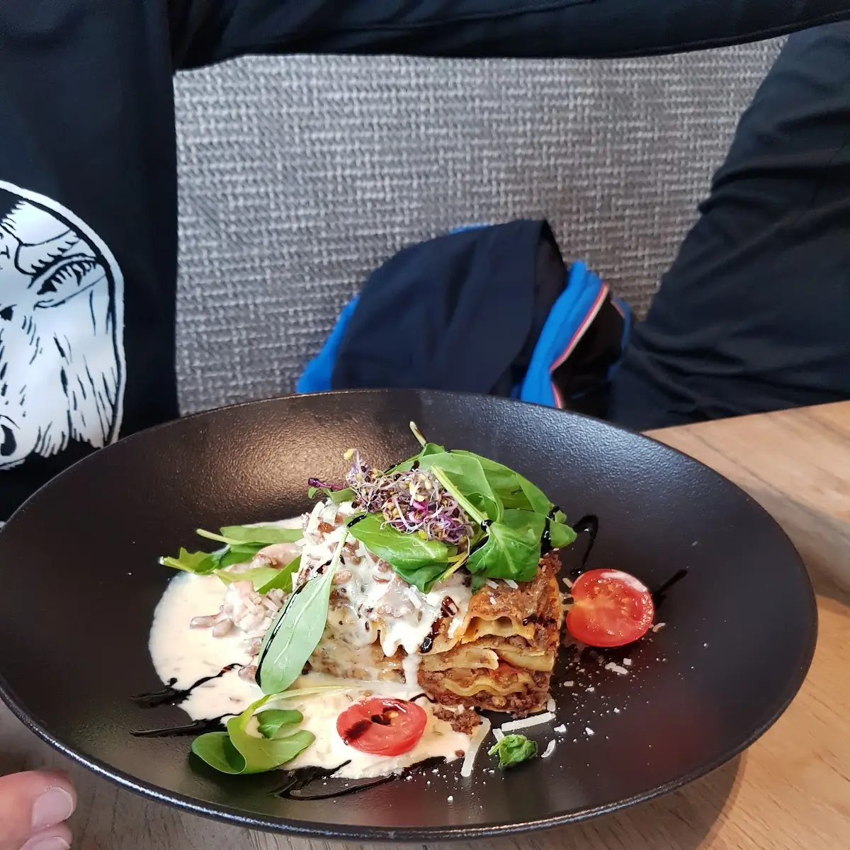 Hirschlasagne