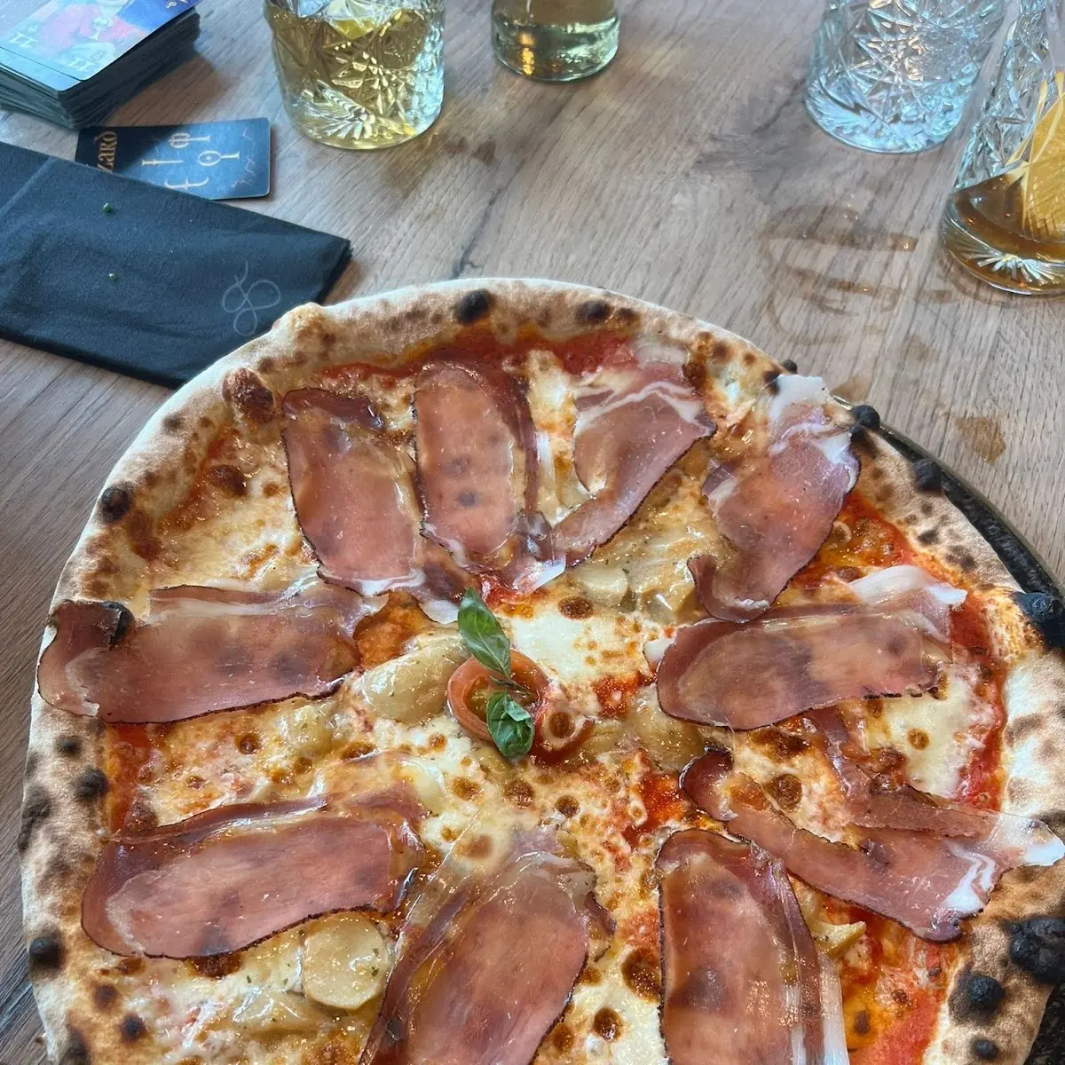 Pizza Mit Speck