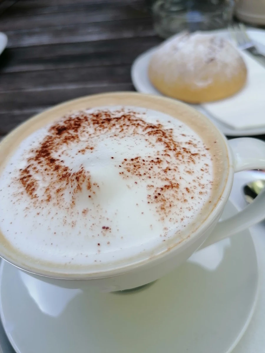 Cappuccino Mit Milch Schaum