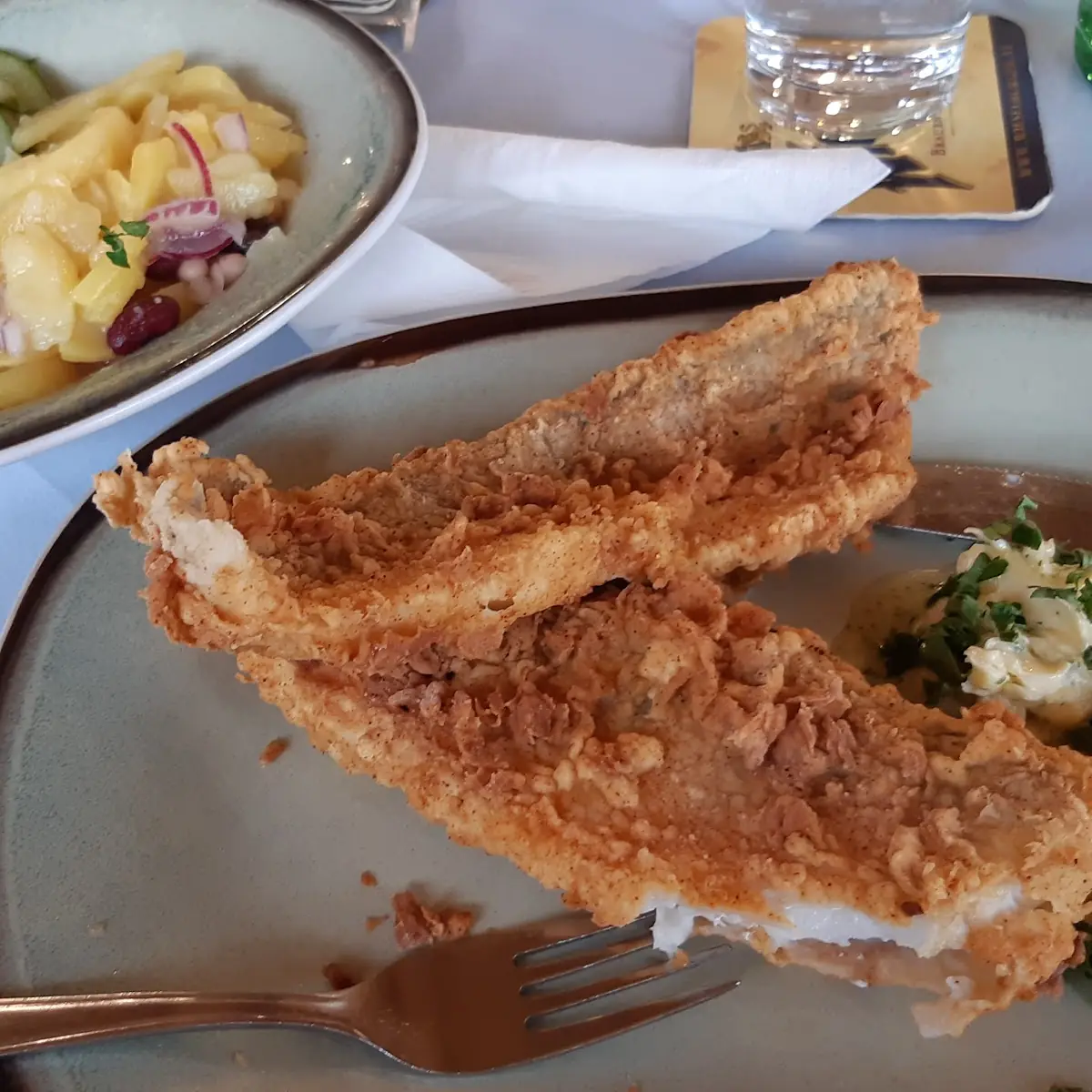 Gebackener Zander