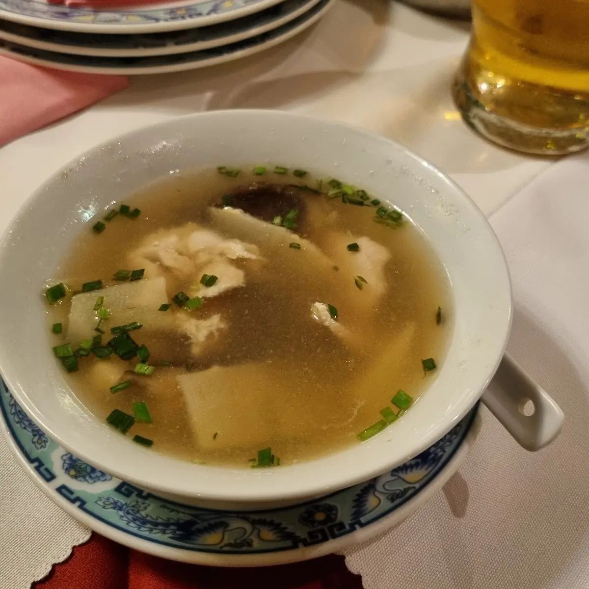 Hühnersuppe Mit Bambussprossen