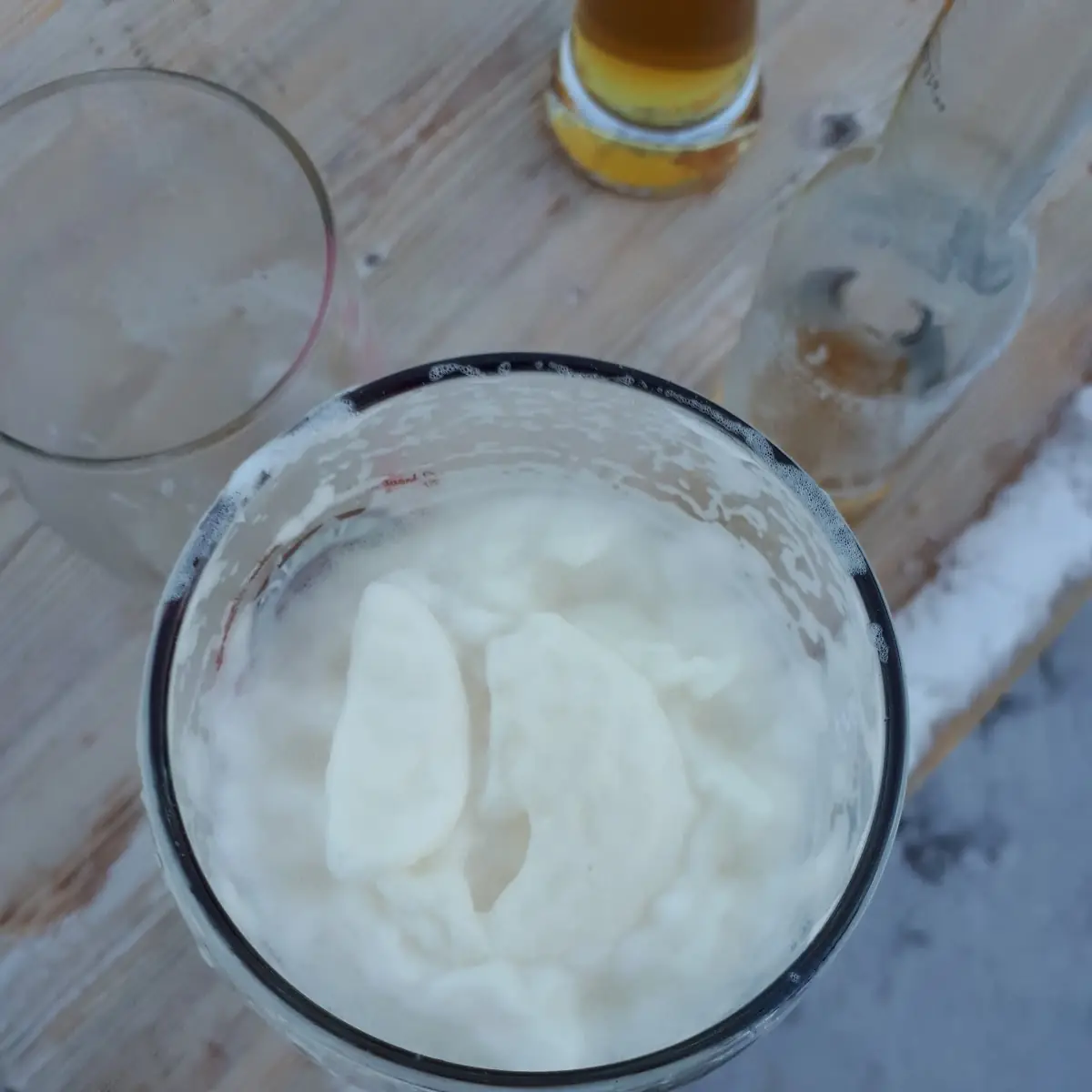 Bier Gefroren