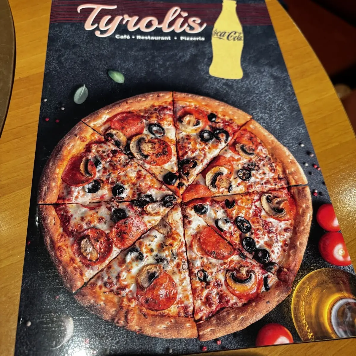 Menu Card Front