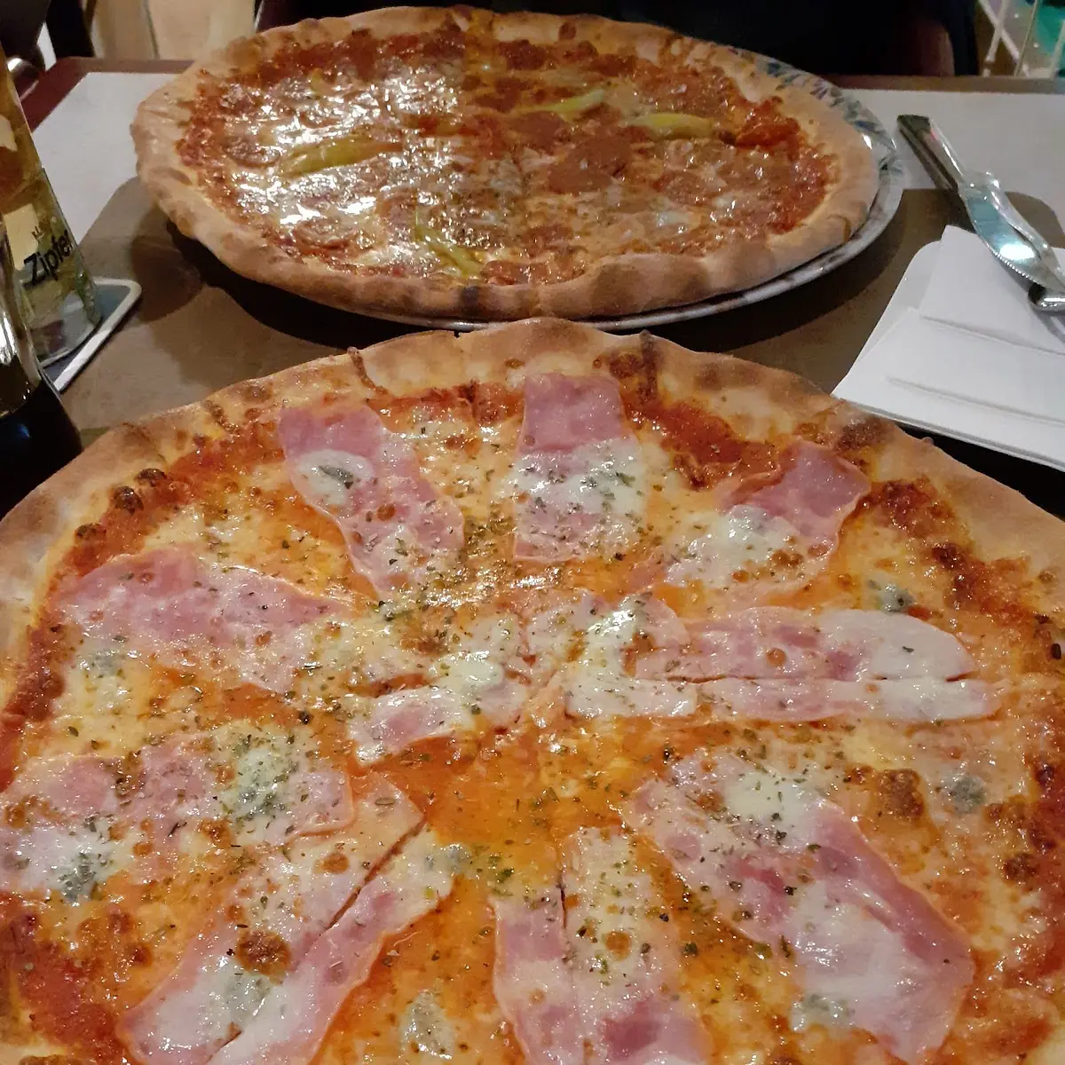 Pizza Schinken Carbo