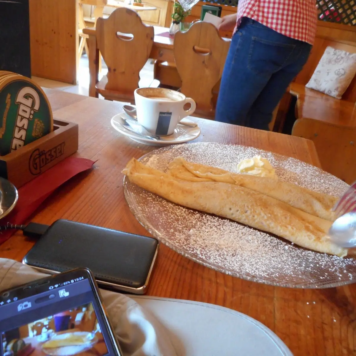Pallatschinken Nutella Und Marille