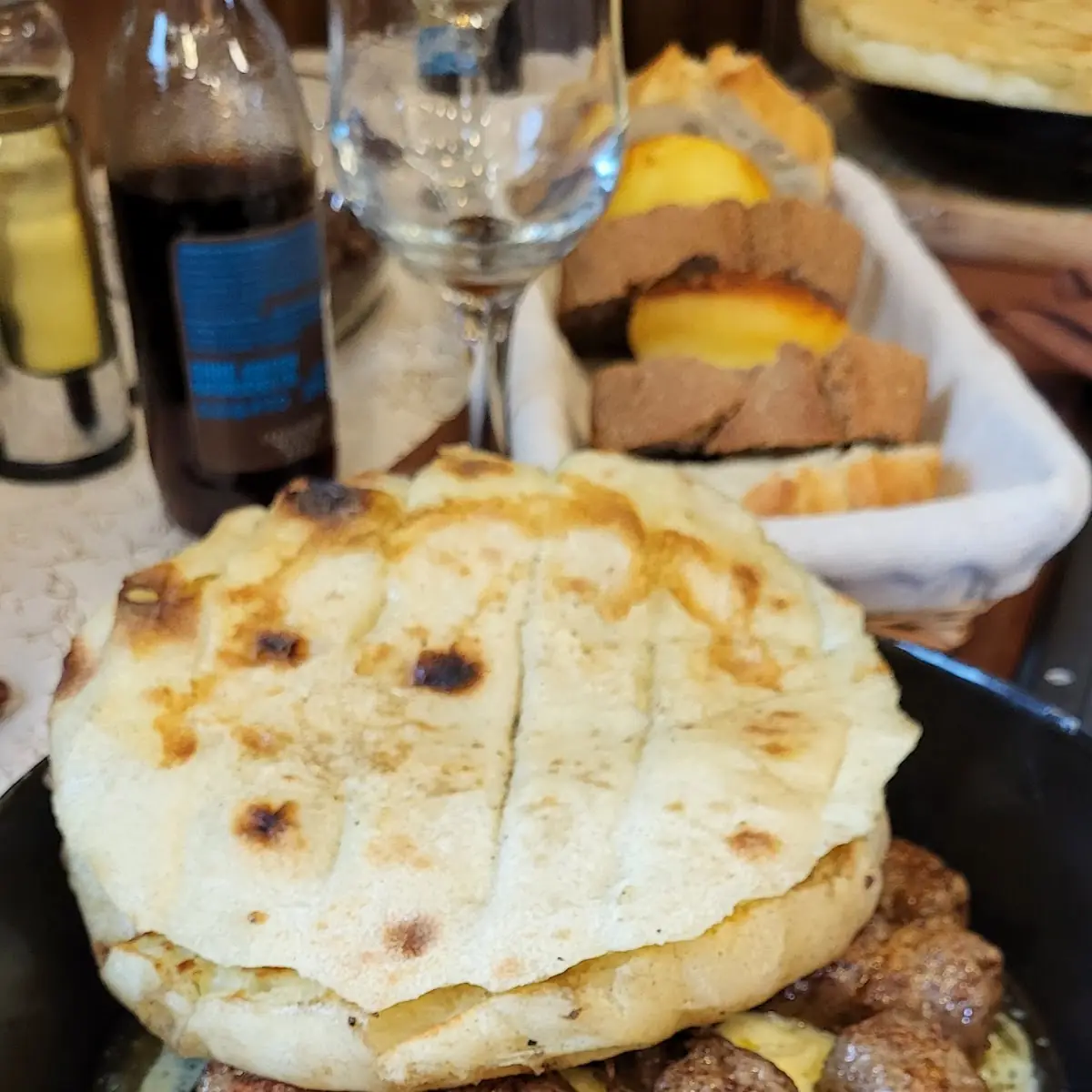 Fladenbrot Von Grill