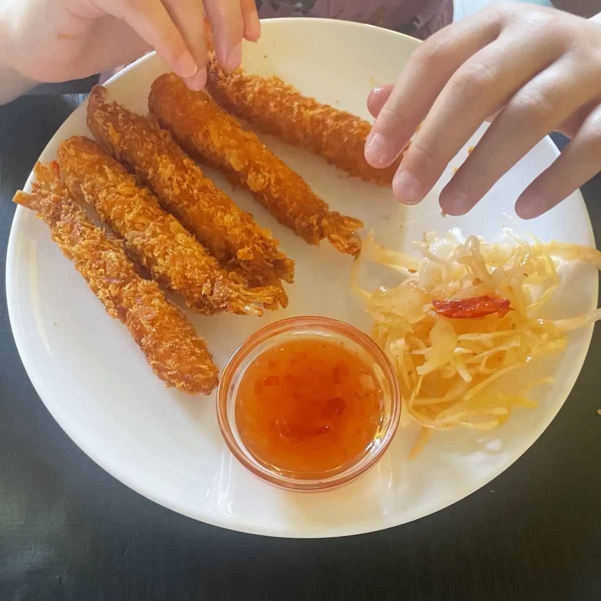 Tempura Kokos-garnelen