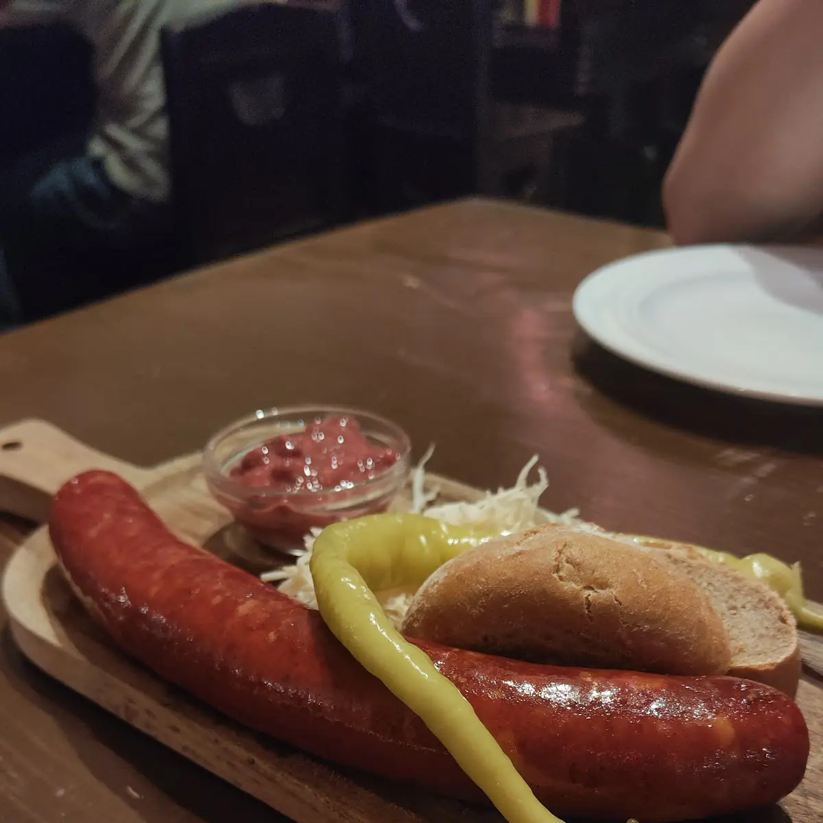 Sausages with Mustard and Horseradish
