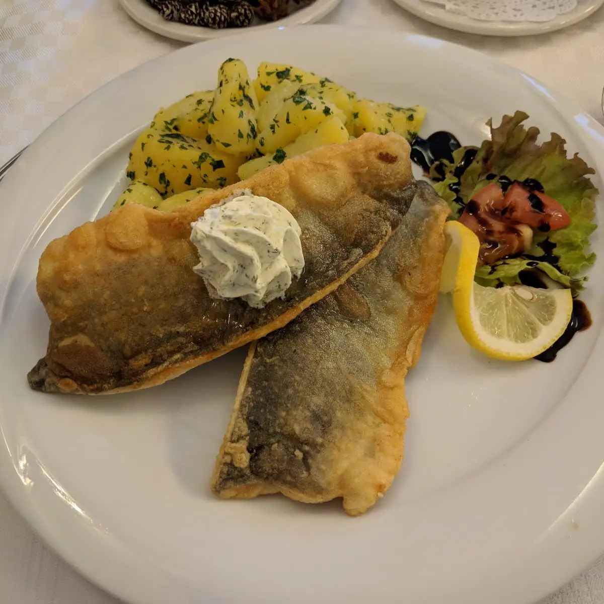 Gebratenes Fischfilet